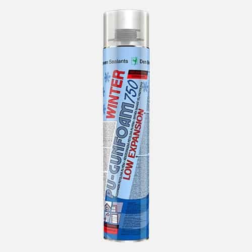 Zimná pena do -15C montážna nízkoexpanzná 750ml, pištol