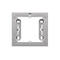 SIMON54 - Krabica pre povrchovú montáž 1- násobná, strieborná matná