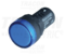 Kontrolka LED, modrá, 230V AC/DC, d=22mm