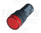 Kontrolka LED, červená, 24V AC/DC, d=16mm