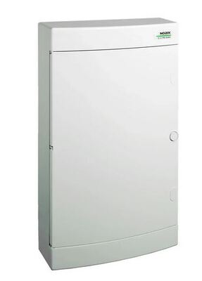 Rozvodnica nástenná 36 (3x12)-modulová, biele dvierka NOARK