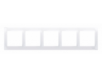 SIMON54 Premium - rámik 5P, biely