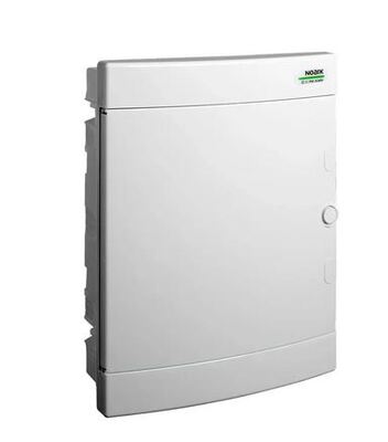 Rozvodnica zapustená 24-modulová, biele dvierka NOARK