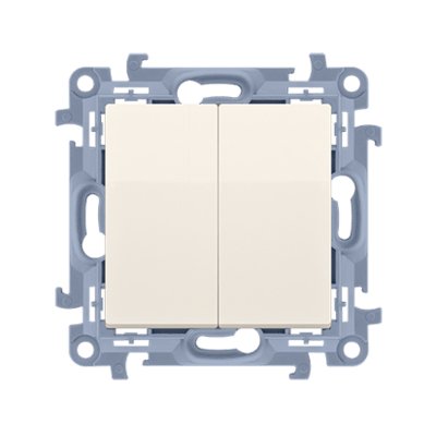 SIMON10 - vypínač č.5, krémový