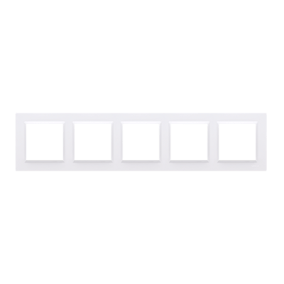 SIMON10 - rámik 5P, biely