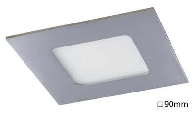 Svietidlo LOIS - LED/3W, IP44 (štvorec, zapustené) - 5586