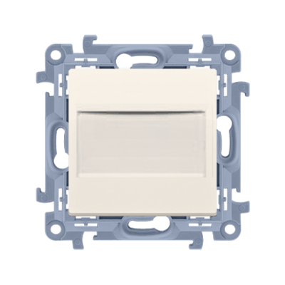 SIMON10 - záslepka, krémová