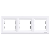 ASFORA - rámik 3p, biely,vodorovný