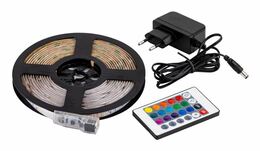 LED pás sada s adaptérom, 5m, 4,8W/m, IP44, RGBW