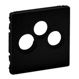 VALENA life - kryt zásuvky TV/RD/SAT, čierny