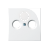 BASIC55 - kryt TV/R/SAT, biela