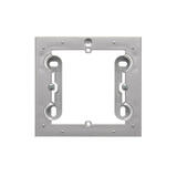 SIMON54 - Krabica pre povrchovú montáž 1- násobná, strieborná matná