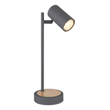 Stolová lampa ROBBY - GU10, IP20, grafitová - 57910TG