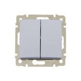 VALENA - vypínač č.:6+6, hliník