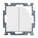 BASIC55 - vypínač č.6+6, biela