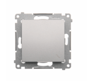 SIMON54 - vypínač č.:6, strieb. mat.metal.