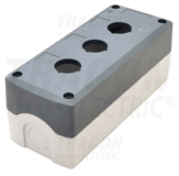 Krabicová zostava k tlačidlám,sivá, 3, IP65