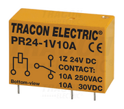 Print relé, 24V DC/1xCO (10A, 230V AC /30 DC)