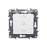 NILOE - žalúziový spínač, biely