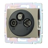 VALENA - zásuvka TV/RD/SAT, priebežná béžová