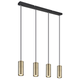 Závesné svietidlo ROBBY - GU10, IP20, čierna matná - 57911-4HM