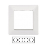 VALENA life - 4p rámik, biely