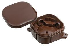 Krabica nadomietková 92x92 hnedá IP54