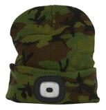 Čiapka LED - kamufláž