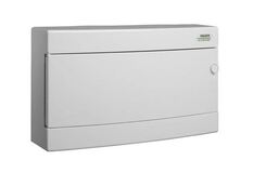 Rozvodnica nástenná 18-modulová, biele dvierka NOARK