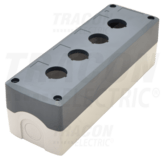 Krabicová zostava k tlačidlám,sivá, 4, IP65