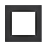 SIMON10 - rámik 1P, čierny matný