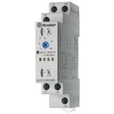 Relé časové FINDER 16A/12-240VAC/DC 1M 1prep mult.