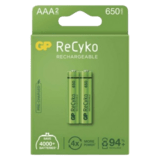 Batéria AAA/R03, GP ReCyko 650  - 650mAh, nabíjateľná