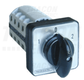 Vypínač vačkový v krabici (1-0-2) 4P, 32A, IP44