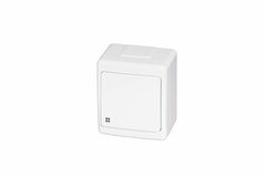 Nástenný vypínač č.:7, IP44, biely