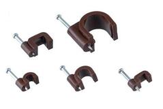 Príchytka d=06 (50ks), hnedá