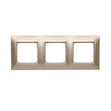 Simon54 Premium - Rámček 3- násobný, zlatý matný