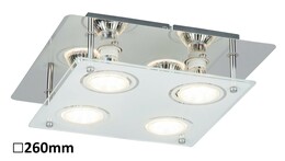 Svietidlo NAOMI - GU10/ 4x max 15W, IP20 - 2511