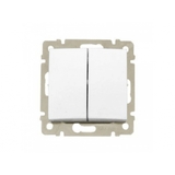 VALENA - vypínač č.:6+6, biely