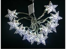 Retaz Metal Star, strieborná, 2xAA