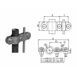 Svorka potrubová ST07, 2 1/2