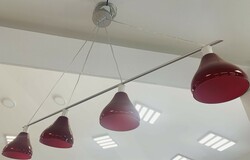 Závesná lampa červená