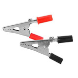 Akumulátorová svorka, čierná, banániková zásuvka