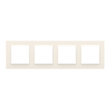 SIMON10 - rámik 4P, krémový