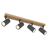 Bodové svietidlo ROBBY - GU10,IP20,grafitová tmavá - 57911-4G