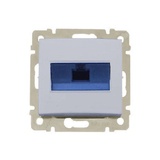 VALENA - zásuvka UTP KAT5E, hliník