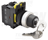 Otočný spínač s kľúčom, ľavá-pravá VYP, 2 polohový