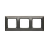 Simon54 Premium - Rámček 3- násobný, antracitový