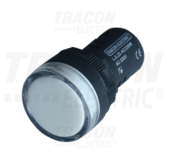 Kontrolka LED, biela, 24V AC/DC, d=22mm