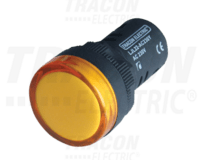 Kontrolka LED, žltá, 24V AC/DC, d=22mm